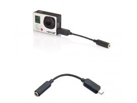 GoPro HERO3 3.5mm Mic Adapter for HERO3, HERO3+, HERO4